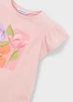 Mayoral Pink Flower T-Shirt | Casa Childrenswear