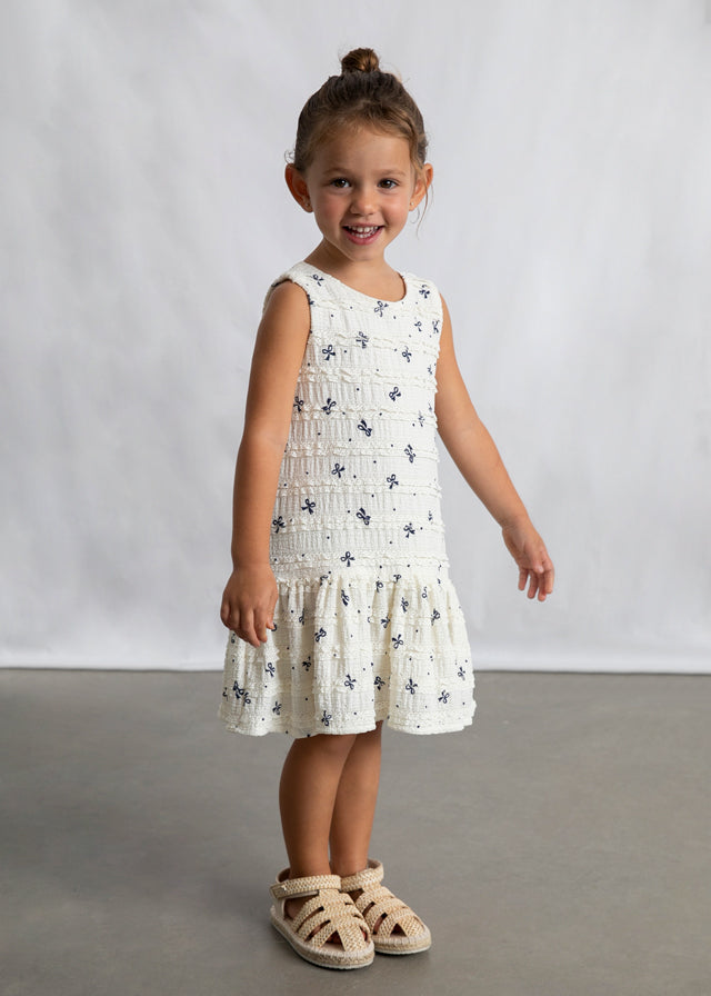 Mayoral Natural Knitted Dress | Casa Childrenswear