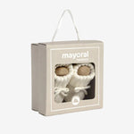 Mayoral Cream Knit Booties | Casa Childrenswear