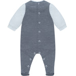 Emile et Rose Lincoln Navy Striped Babygrow | Casa Childrenswear