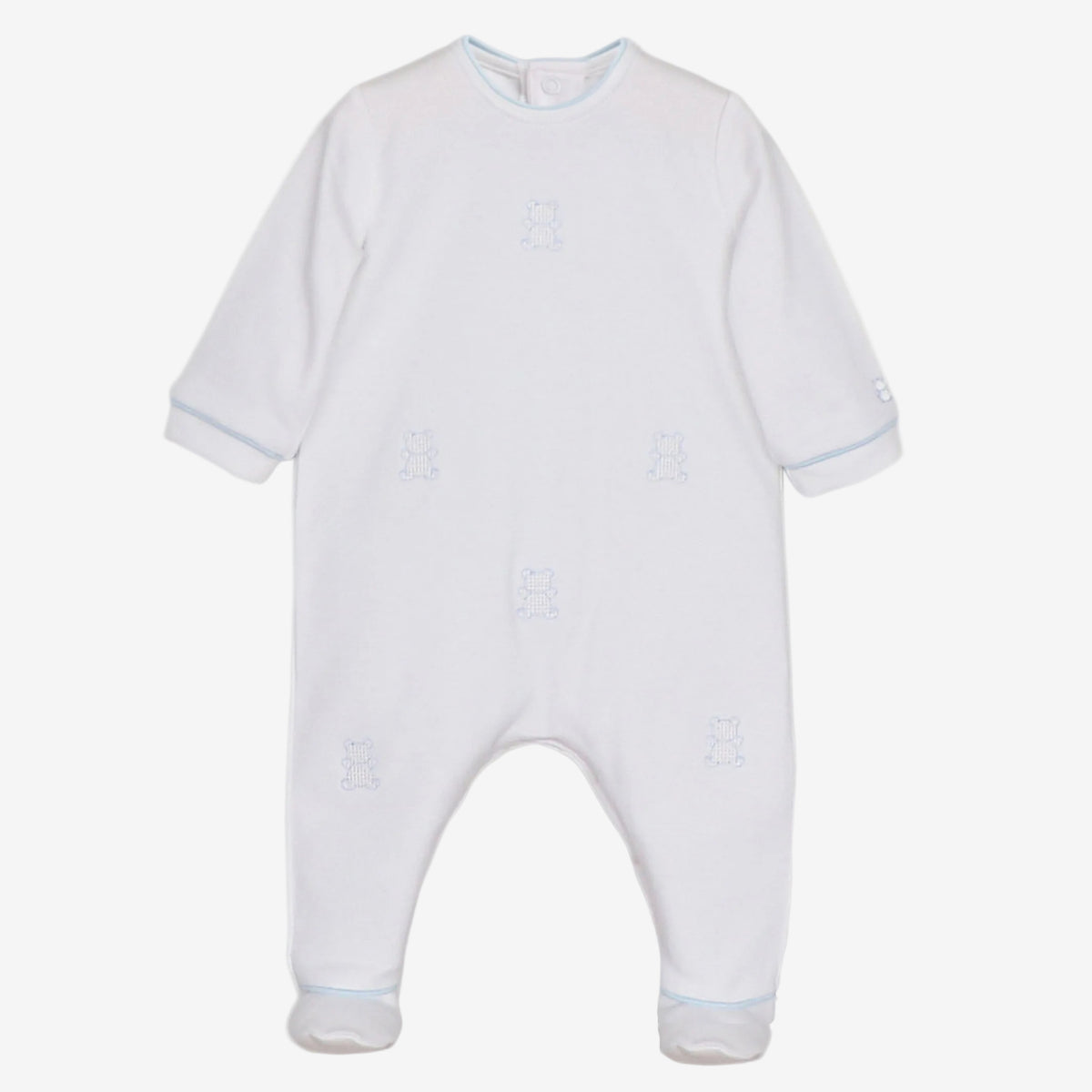 Emile et Rose Murry Blue Bear Print Babygrow | Casa Childrenswear