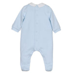 Emile et Rose Miles Blue Bear Print Babygrow | Casa Childrenswear