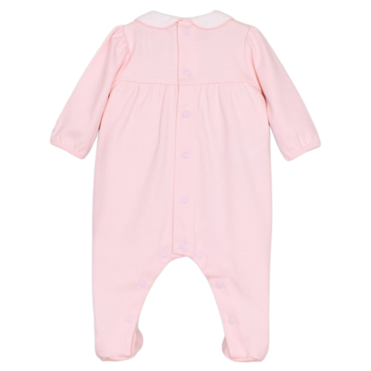 Emile et Rose Matilda Pink Scalloped Babygrow | Casa Childrenswear