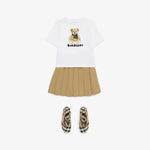 Baby White Teddy T-Shirt