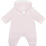 Kirsten Pink Fur Trim Pramsuit