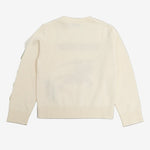 Girls Ivory Knight Print Jumper