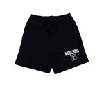 Boys White & Black Logo Shorts & T-Shirt Set