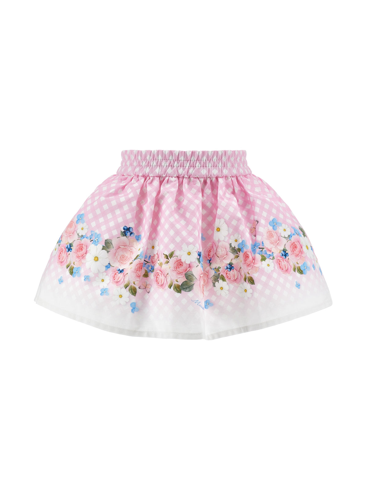 Monnalisa Girls Flower Print Skirt | Casa Childrenswear