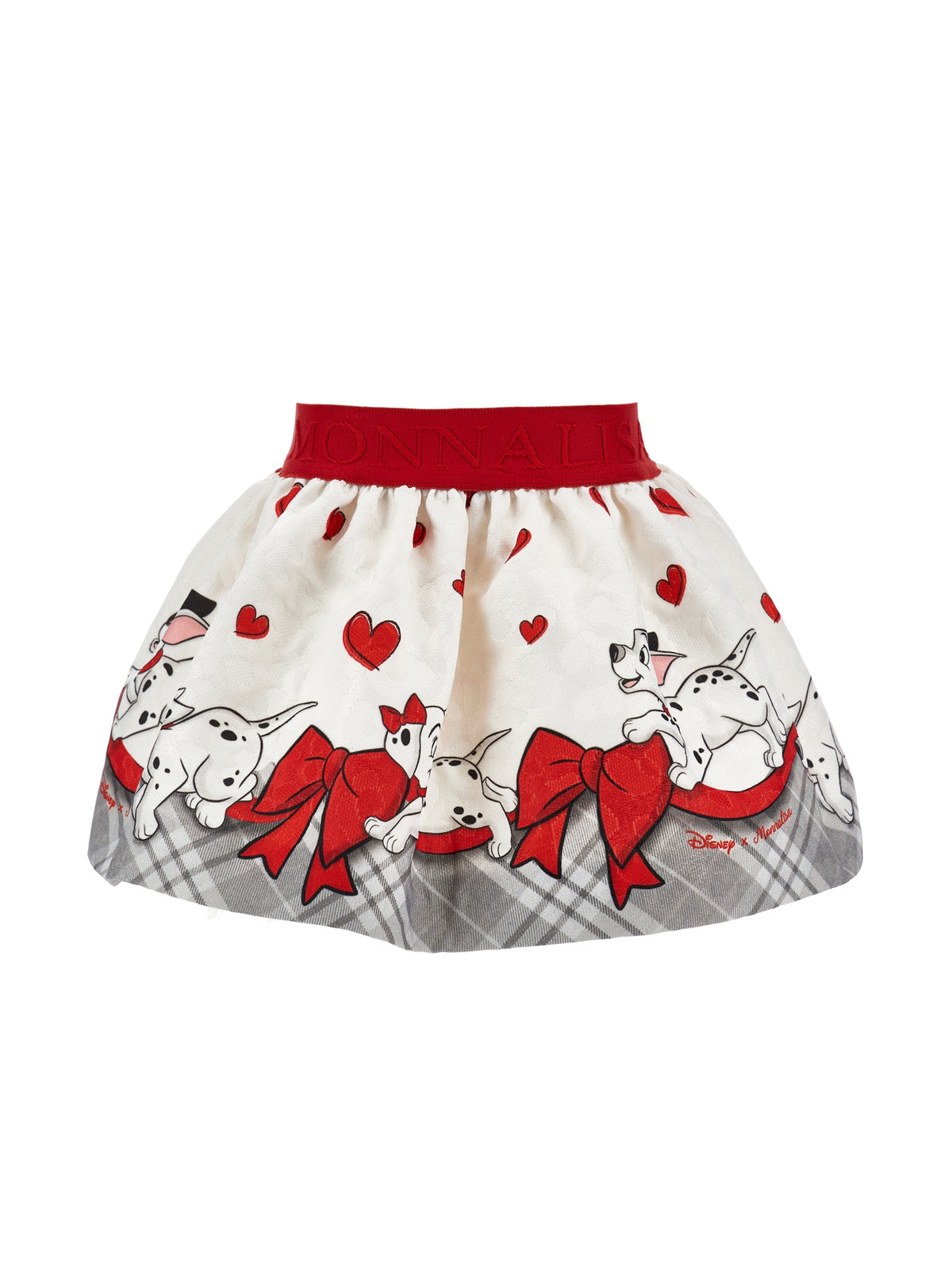 Girls Red & White Dalmation Skirt
