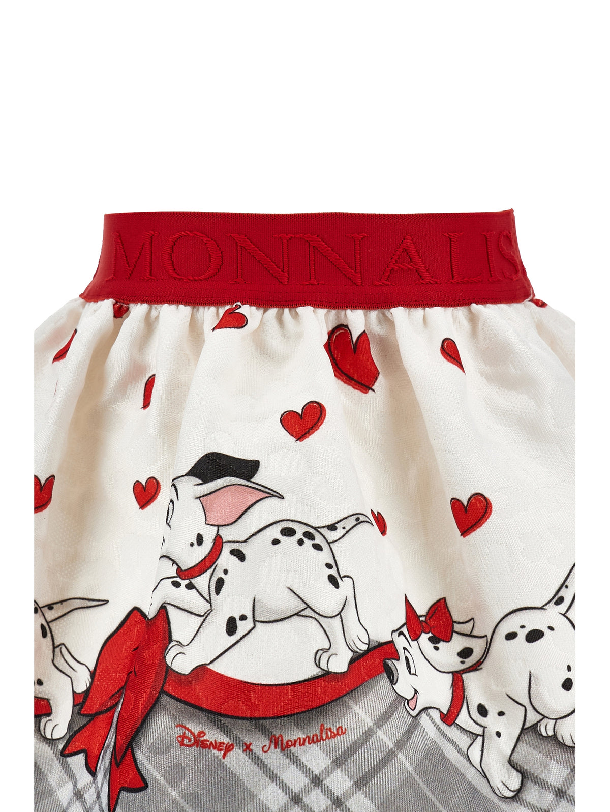 Girls Red & White Dalmation Skirt