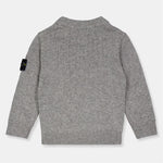Stone Island Boys Dark Grey Compass Crew Neck | Casa Childrenswear
