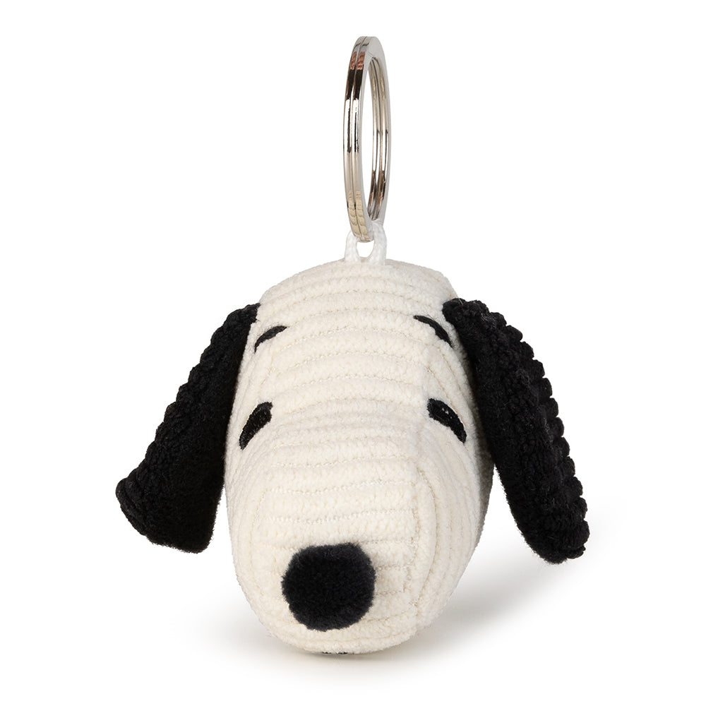 Miffy Snoopy Head Corduroy Cream Keyring - 4.5cm | Casa Childrenswear