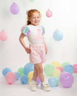 Caramelo Girls Graphic Short Set | Casa Childrenswear