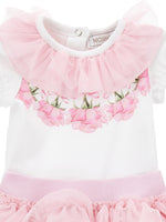 Baby Girls Rose Tulle Dress with Bow