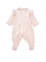 Pink Teddy Doggy Print Romper