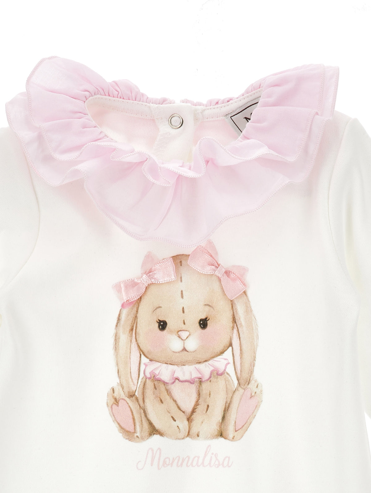 Monnalisa Baby Girls Rabbit Print Babygrow | Casa Childrenswear