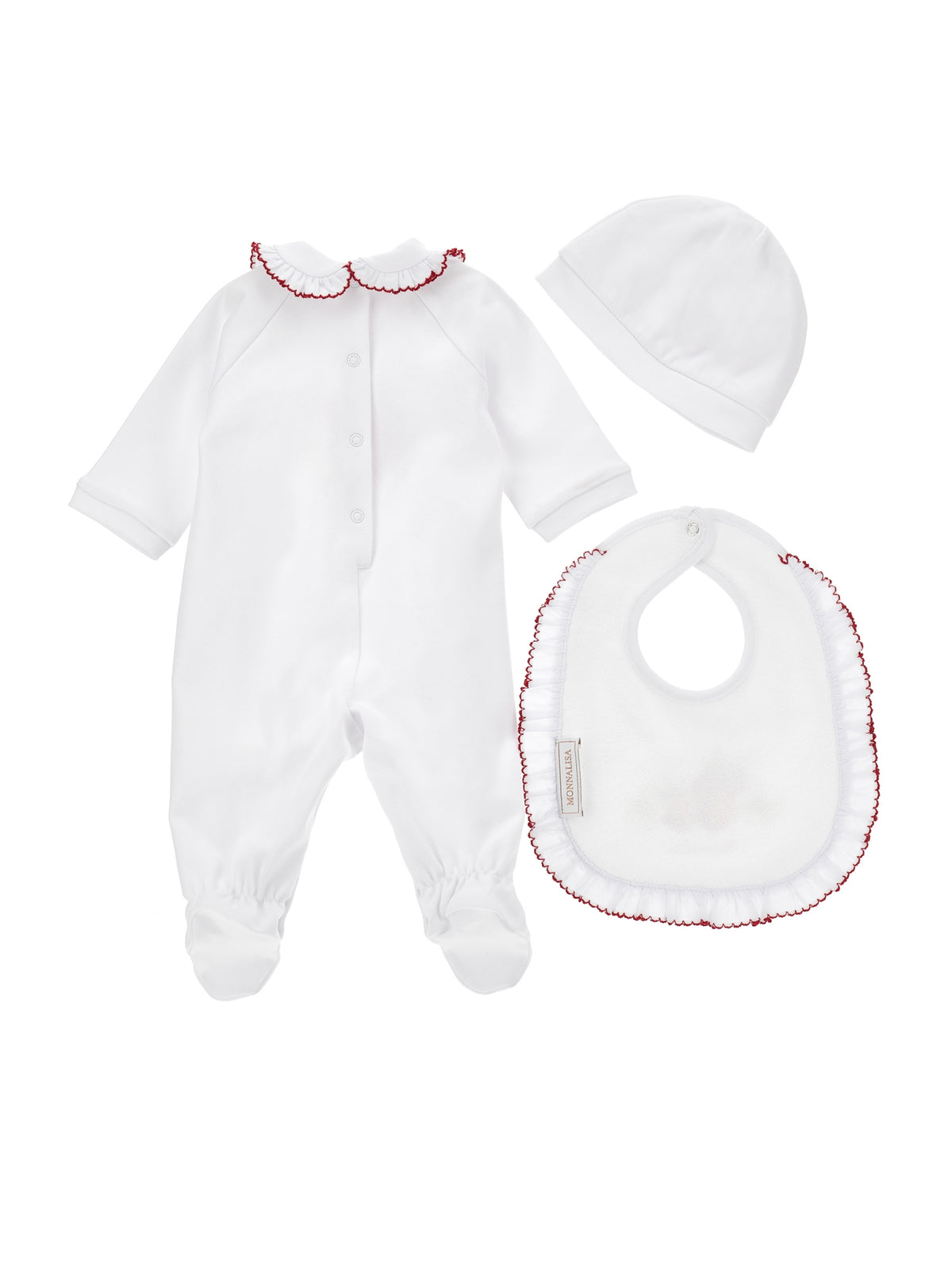Monnalisa Baby Girls Strawberry Print 3 Piece Set | Casa Childrenswear