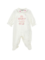 Baby Girls White Carousel Babygrow