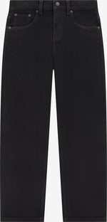 Black Loose Taper Jeans