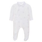 Baby Boys Grey Knit Babygrow