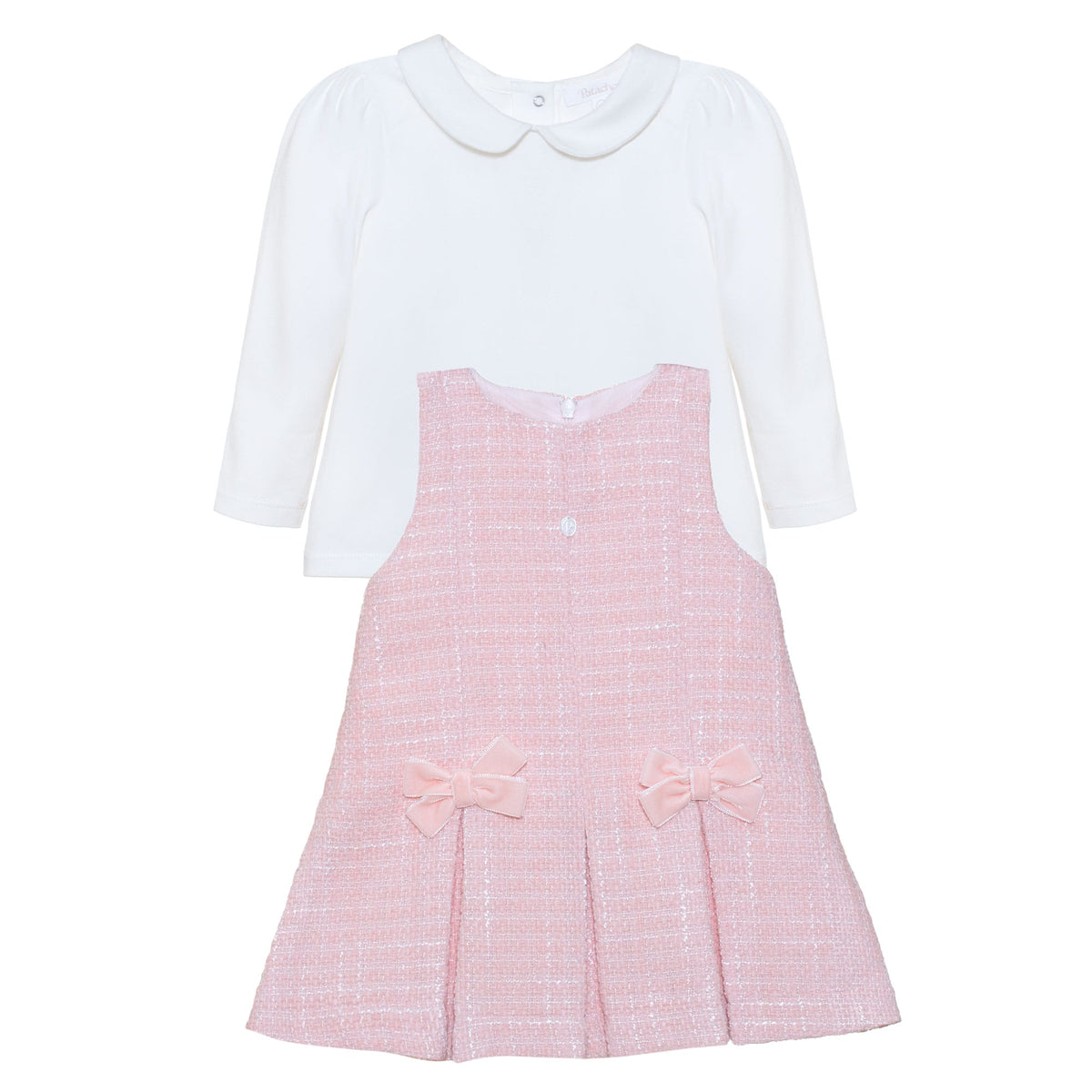 Girls Pink T-Shirt & Dress Set