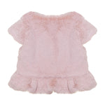 Baby Girls Pink Woven Vest