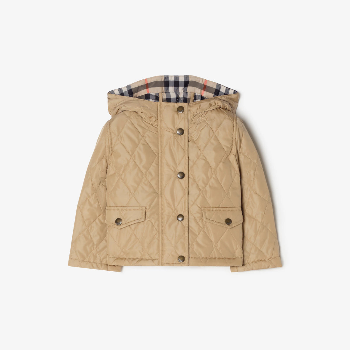 Infant Girls Quilted Nylon Parka