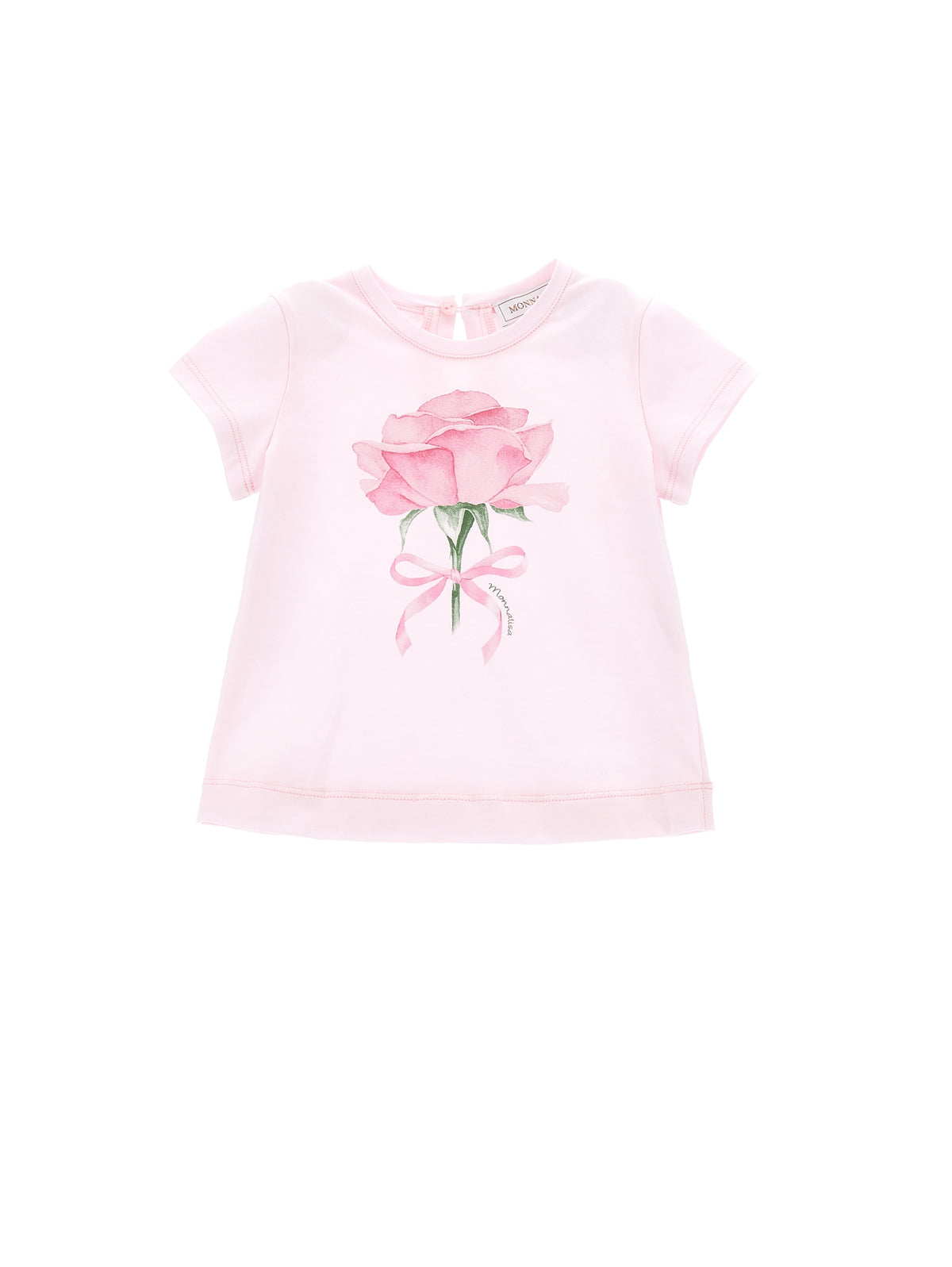 Baby Girls Pink Rose T-Shirt