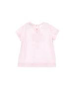Baby Girls Pink Rose T-Shirt