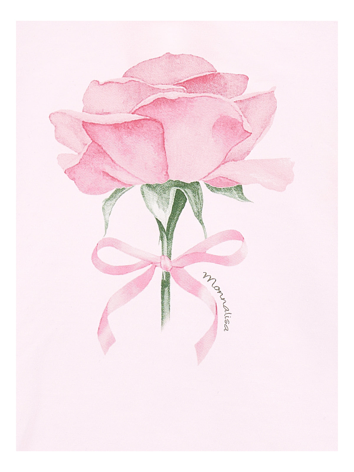 Baby Girls Pink Rose T-Shirt