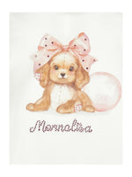 Monnalisa Puppy Print Long Sleeve Jersey | Casa Childrenswear