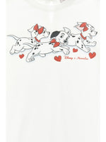 Girls White & Red Dalmation Leggings Set