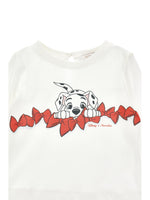 Girls White Dalmation Top