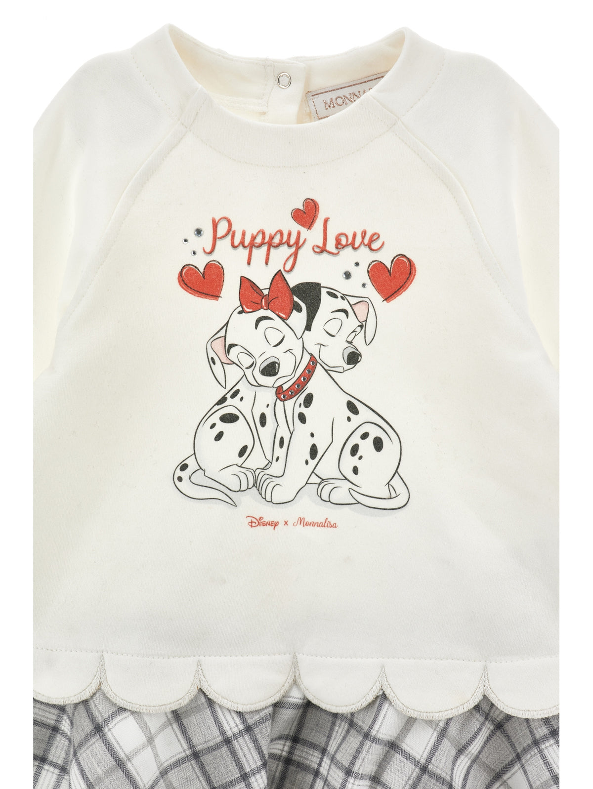 Girls Grey & White Dalmation Dress