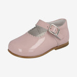 Andanines Pink Patent Mary Jane Leather Sole | Casa Childrenswear