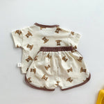 Bear 2 Piece T-Shirt & Shorts Set