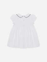 Baby Girl White Dress with Collar