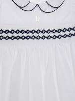 Baby Girl White Dress with Collar
