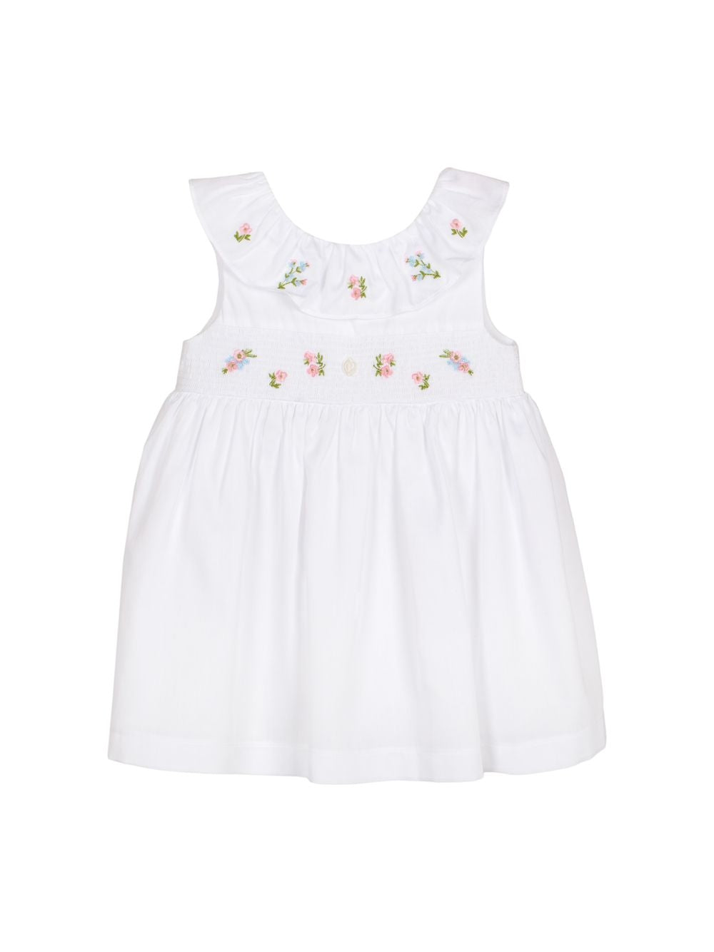 Girl Sleeveless White Dress