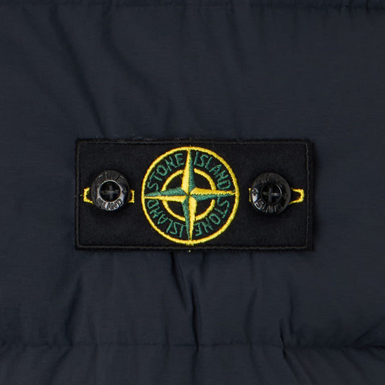 Stone Island Boys Navy Compass Short Parka | Casa Childrenswear