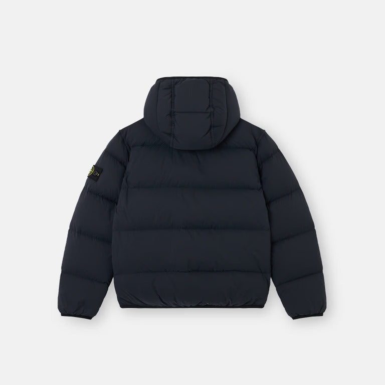 Stone Island Boys Navy Compass Short Parka | Casa Childrenswear
