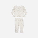 Flower Print Knit Set