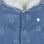 Teddy Print Woven Coat