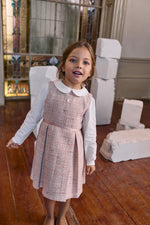 Pink Knit Dress and Blouse