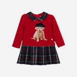 Red Puppy Knit Dress
