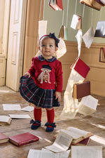 Red Puppy Knit Dress