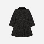Patachou Black Woven Coat | Casa Childrenswear