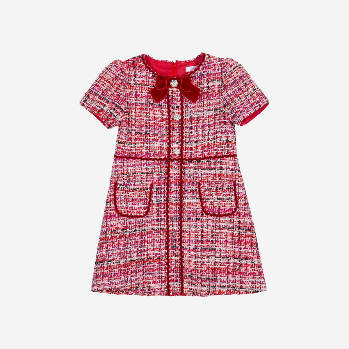 Red Woven Dress