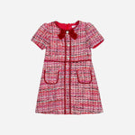Red Woven Dress