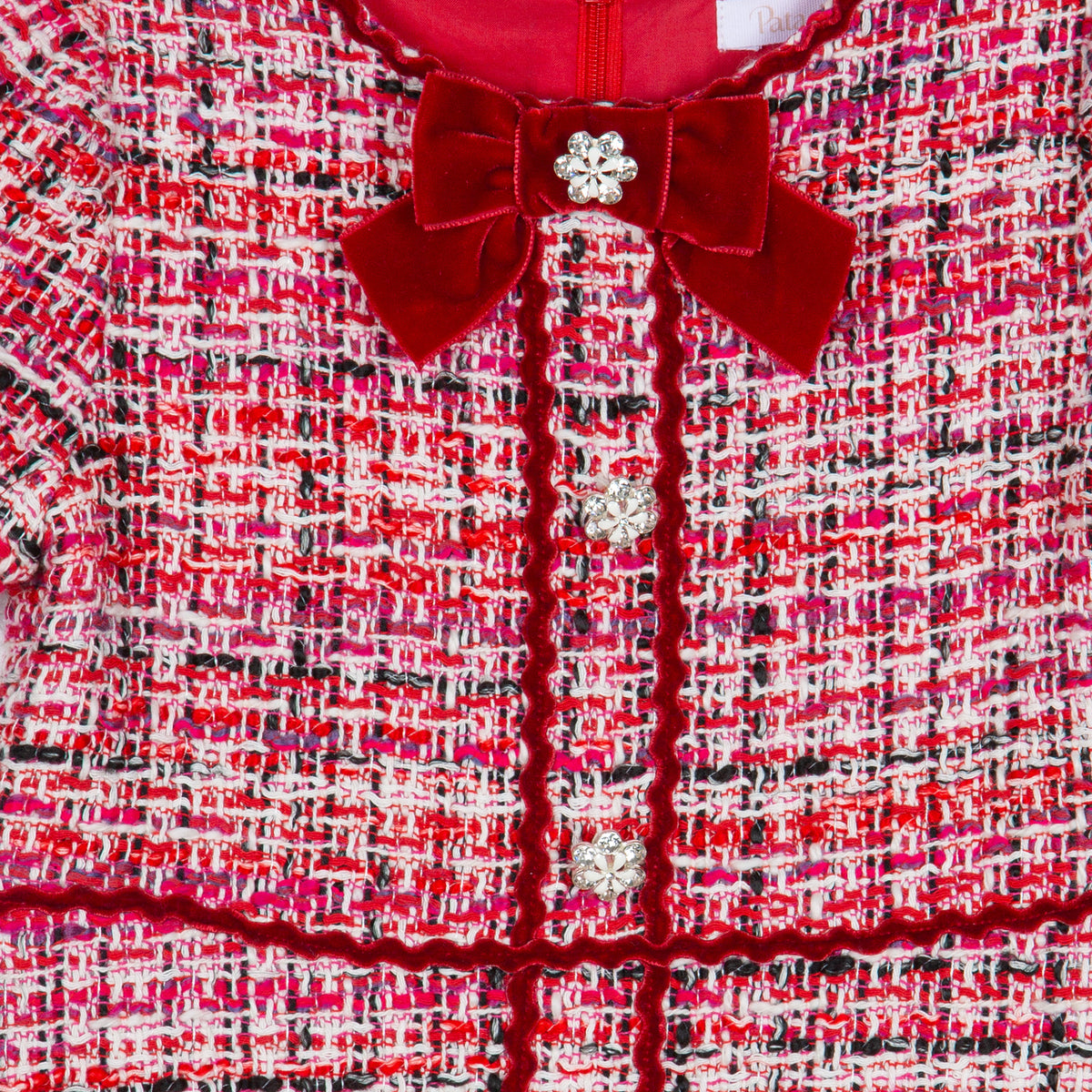 Red Woven Dress
